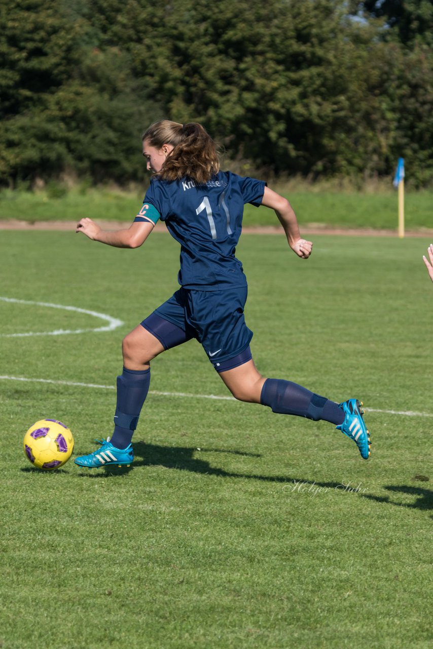 Bild 281 - B-Juniorinnen Krummesser SV - SV Henstedt Ulzburg : Ergebnis: 0:3